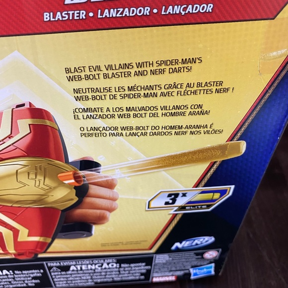 🕷Nerf Spider-Man Web Bolt Blaster Marvel Studios - Picture 12 of 16